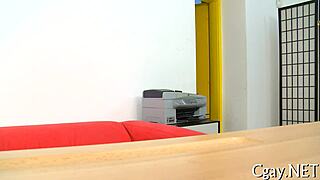 two guys having intense anal sex in a casual setting