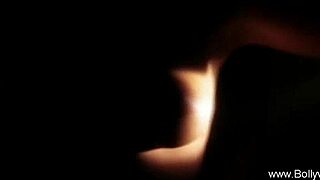 sensual dancer gets aroused at night, teasing with nude body 😏