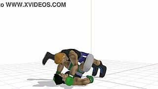 little mac in gay sex bareback game scene