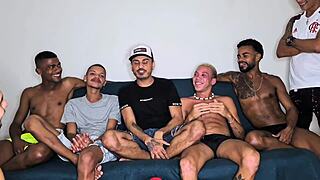 Bareback orgy with big-dicked guys from hsp productions