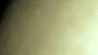 Ebony Amateur Bent Over for Backshot Creampie