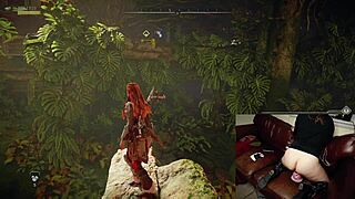 British redhead masturbates on webcam with dildo