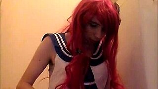 Solo Trap Jerks Off And Swallows Cum