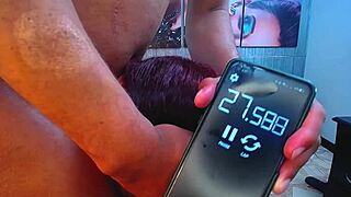 Bold Intense Blowjob Deepthroat Session Where Big Tits Babe Sucks Monster Black Cock Without Mercy.