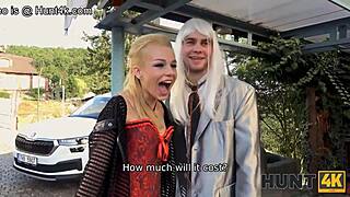 Ez a Hunt4k csaj megbaszva egy bűvésszel, aki cuckoldot csinál a férjéből, elég vad