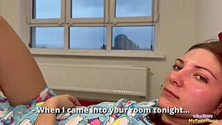 Stepsister Too Horny for Just Touching, I Fucked Her