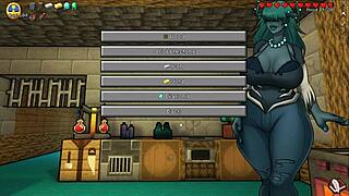 Minecraft parody hentai game episode with creeper girl and piglette in a fun adventure.