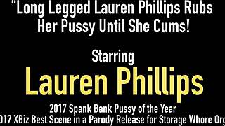 Lauren Phillips says, Watch me rub my pussy