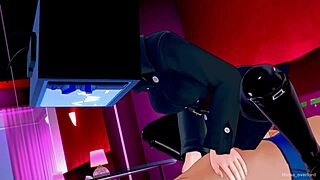 Horny TV woman craves quick fuck in bed 😈