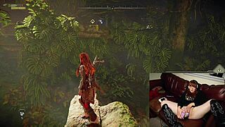 British redhead masturbates on webcam with dildo