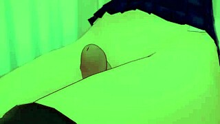 gwen stacy visits the infirmary and plays with a cock in her adult version