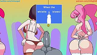 Cartoon porn with group action and hot oral sex scenes
