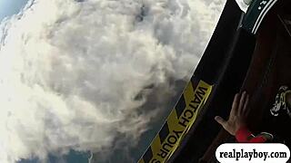 Badass babes sky diving and boar hunting