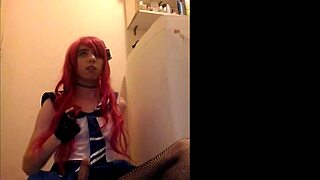 Solo Trap Jerks Off And Swallows Cum