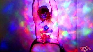 Is this bbw goddess teasing with her dance and oil?