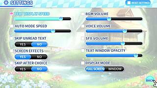 Kuri kuri click 2 features hentai gameplay with oiled big tits massage