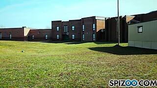 Watch Jada Stevens in an intense scene with a big guy.