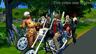 i join ruby and doris in this sims orgy