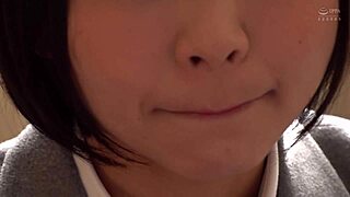 Asian teen with big tits fucked in uniform doggystyle.