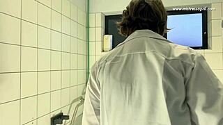 Dominatrix Mistress April Takes Control as Urologist in Hospital. She Dominates Her Patient With Anal Play and BDSM!