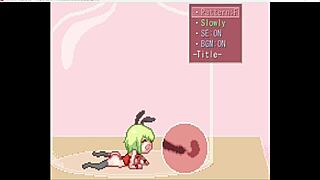 bunny girl feels anal on stage