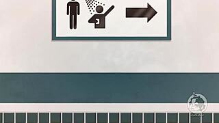 huge cocks in gym showers scene