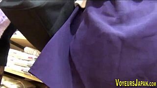 that asian babe in pantyhose is getting followed, showing off her panties in public upskirt