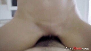 How does step mom McKenzie Lee handle a knocker boner?