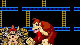 bowser koopa and donkey kong fuck mario bareback in furry cartoon