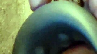 Ebony Self Pleases Her Ass With Toys!