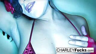 charley chase in sexy lingerie and stockings showing big tits ass pussy nude