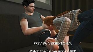 at the trailer, 3d hentai celebrity sex preview gets steamy