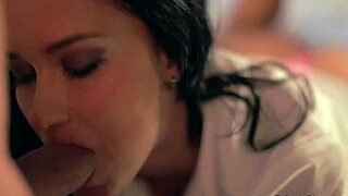 I'm suckin' that brunette goddess late at night, oh yah!