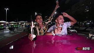 gay teens celebrate birthday with orgy in limousine