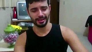 Marcos Goiano gives an amazing blowjob to that big cock.