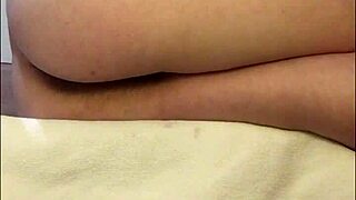 Teen 18+ Watches Porn, Squeezes Thighs For Hairy Pussy Orgasm