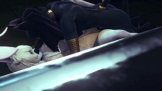 Yaoi Femboy Furries Engage in Hard Sex Threesome with Bunnyboy