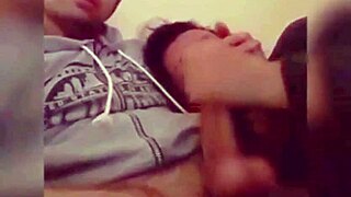 Girl Expertly Sucks Massive Cock With Handjob And Cum