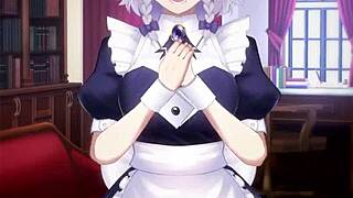 teacher becomes fuck beast in gay group bareback game, cumming in hood hentai finale