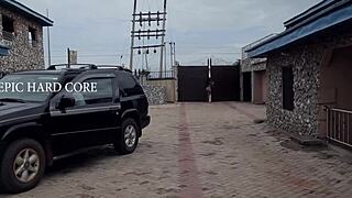 Sexy Nigerian Girl Enjoys Hot Fuck From Behind