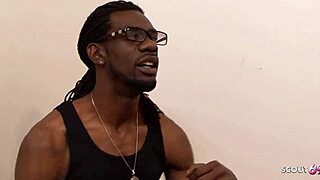 Blonde girl tricked black friend for first interracial sex