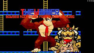 bowser koopa and donkey kong fuck mario bareback in furry cartoon