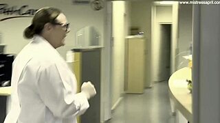 Dominatrix Mistress April Takes Control as Urologist in Hospital. She Dominates Her Patient With Anal Play and BDSM!