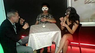 Modern couples swapping in homemade threesome fun