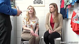 Security officer makes ashley lane gag on big man meat