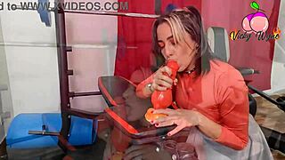 I Get Naughty In The Gym With Dildo!