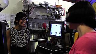 these rough lesbos dive into muff diving and licking each other passionately, leading to explosive orgasms from kissing and girl-on-girl action.