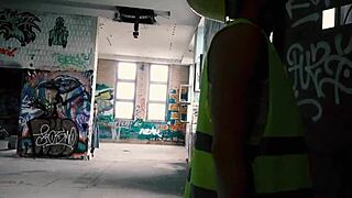 curious girl bent over for hard doggystyle fucking outdoors