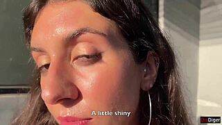 buying stuff for cumwalk girl at supermarket!