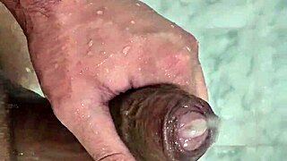 Brazilian Twink Cums Hard in Shower